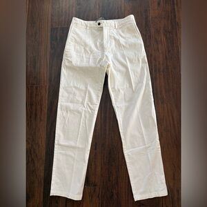 Tiger of Sweden NWT Caidon chino pants in off white sz 36